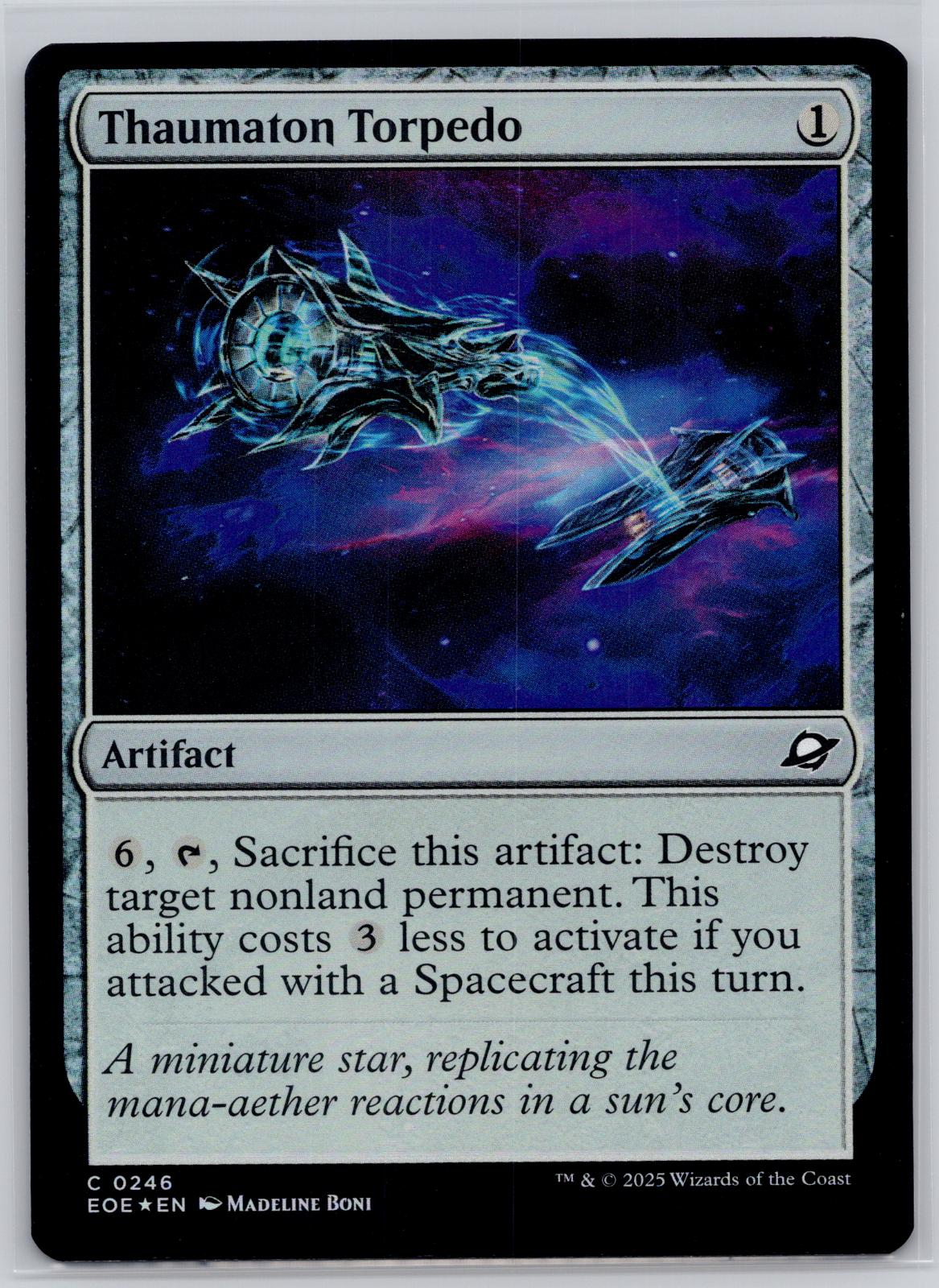 Thaumaton Torpedo Edge of Eternities Magic: The Gathering Foil Near Mint