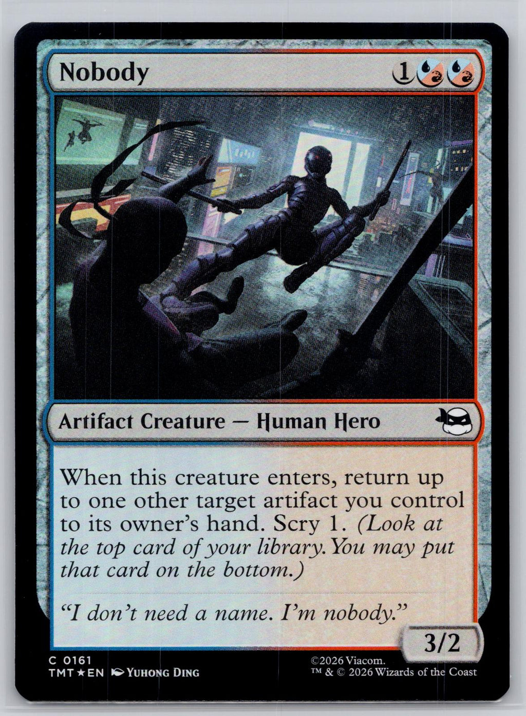 Nobody Teenage Mutant Ninja Turtles Magic: The Gathering Foil Near Mint