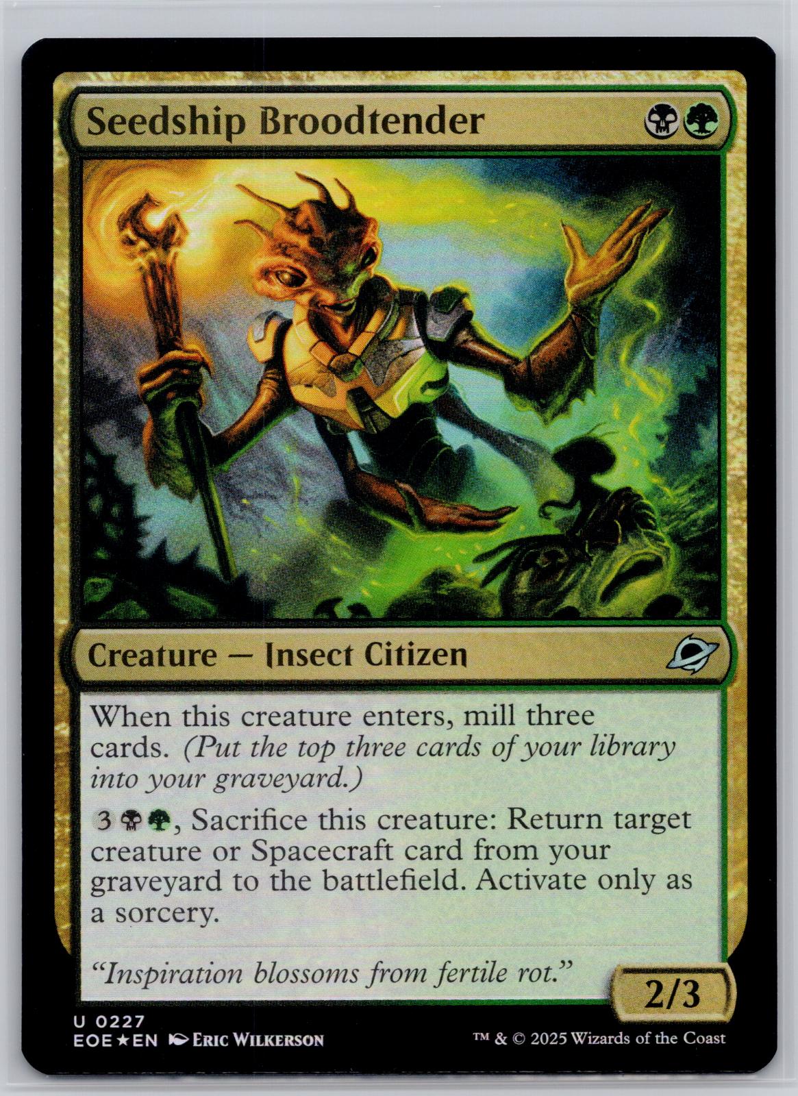 Seedship Broodtender Edge of Eternities Magic: The Gathering Foil Near Mint
