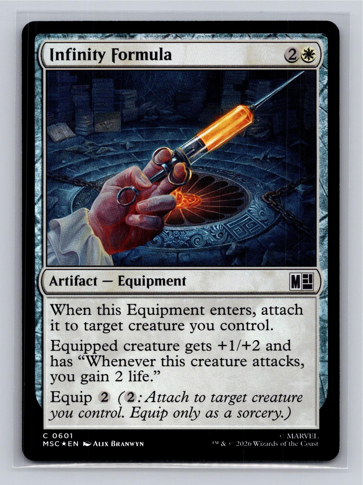 Infinity Formula Commander: Marvel Super Heroes Magic: The Gathering Foil NM
