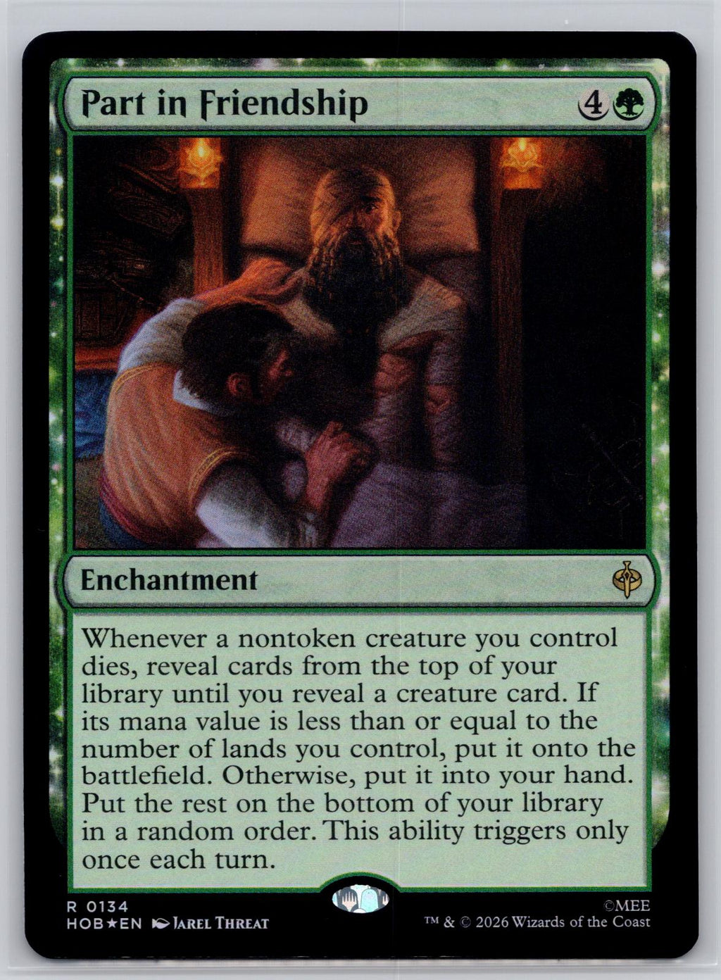 Part in Friendship The Hobbit Magic: The Gathering Foil Near Mint