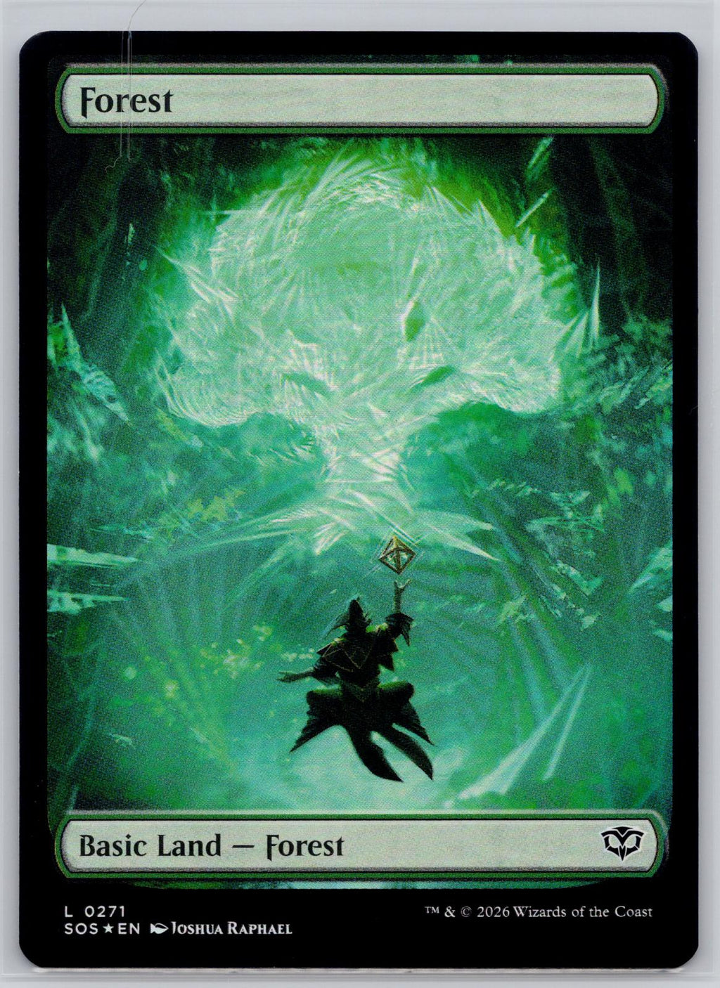 Forest (0271) Secrets of Strixhaven Magic: The Gathering Foil Near Mint
