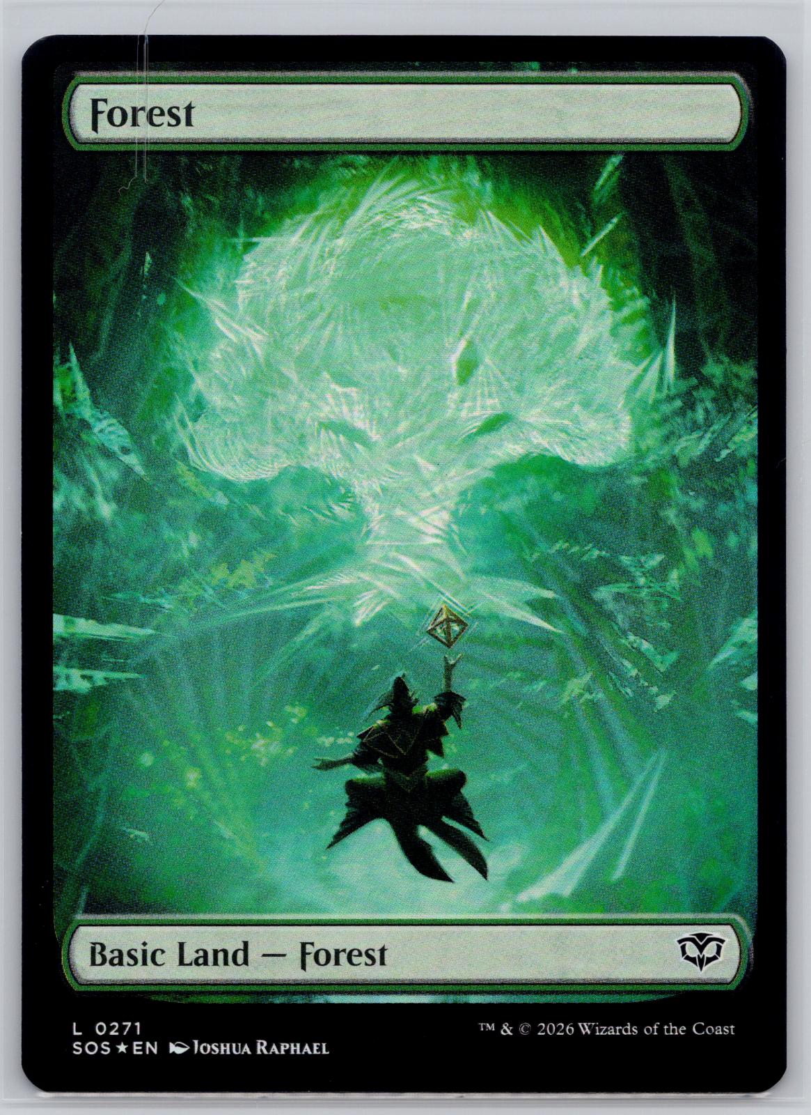 Forest (0271) Secrets of Strixhaven Magic: The Gathering Foil Near Mint