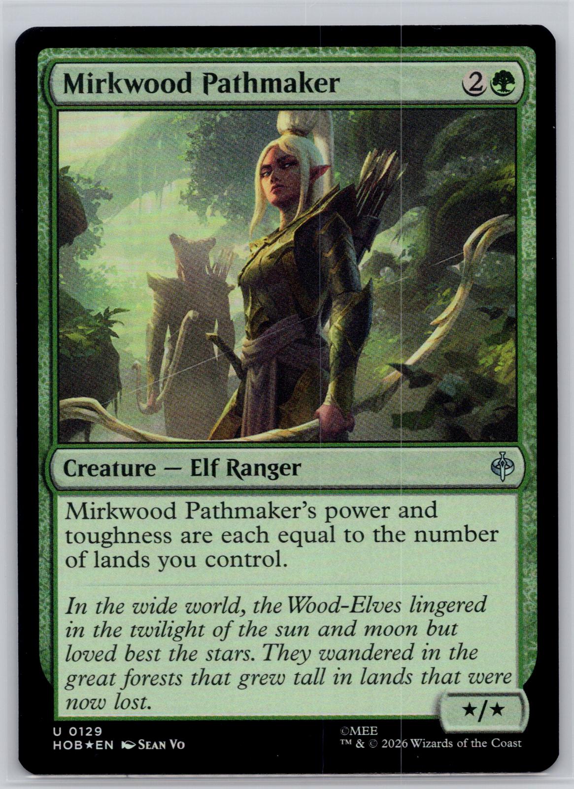 Mirkwood Pathmaker The Hobbit Magic: The Gathering Foil Near Mint