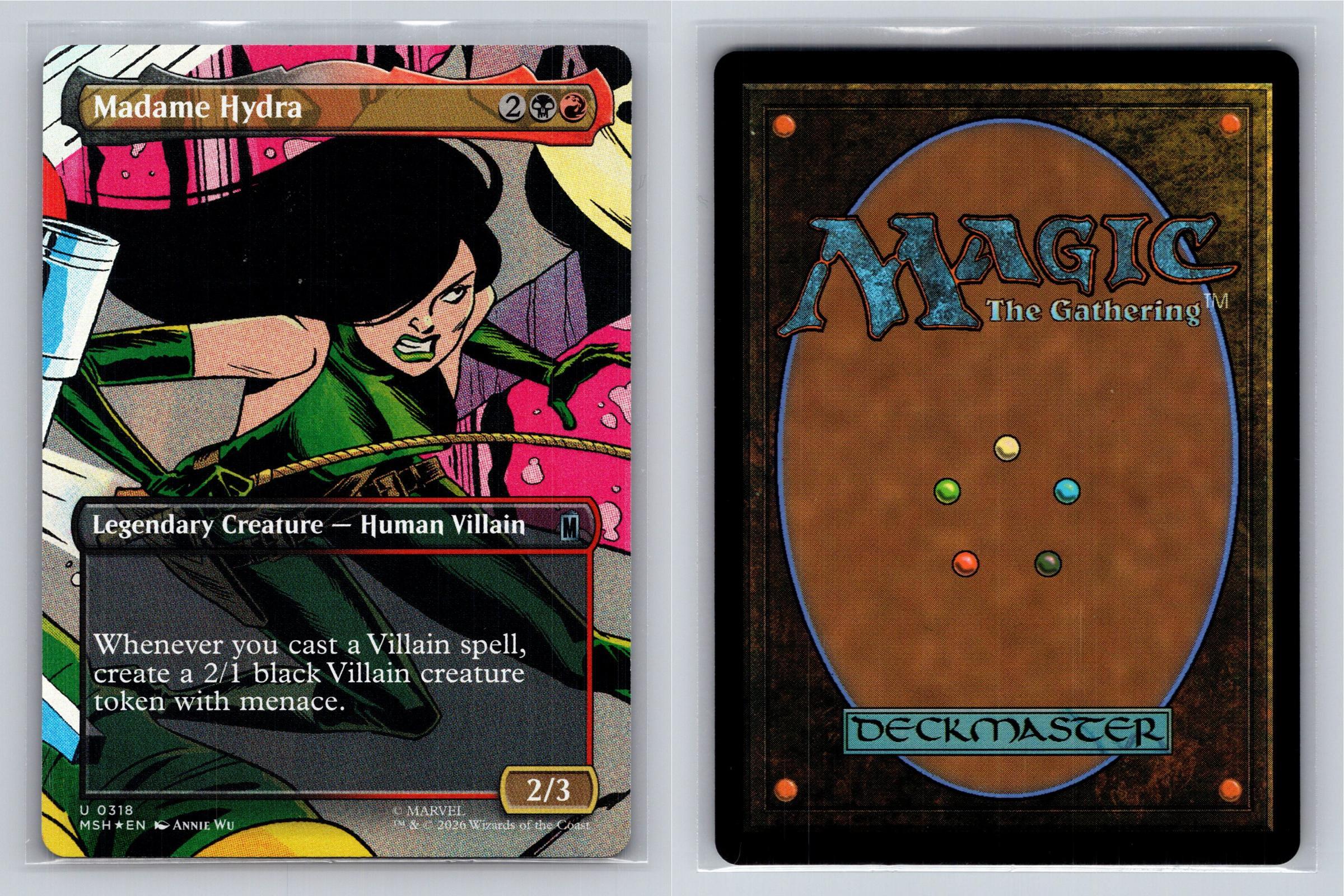 Madame Hydra (Borderless) Marvel Super Heroes Magic: The Gathering Foil NM