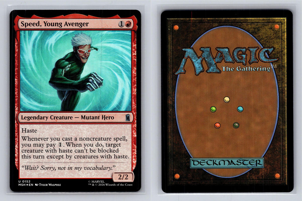 Speed, Young Avenger Marvel Super Heroes Magic: The Gathering Foil Near Mint