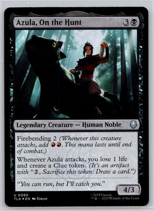 Azula, On the Hunt Avatar: The Last Airbender Magic: The Gathering Foil NM