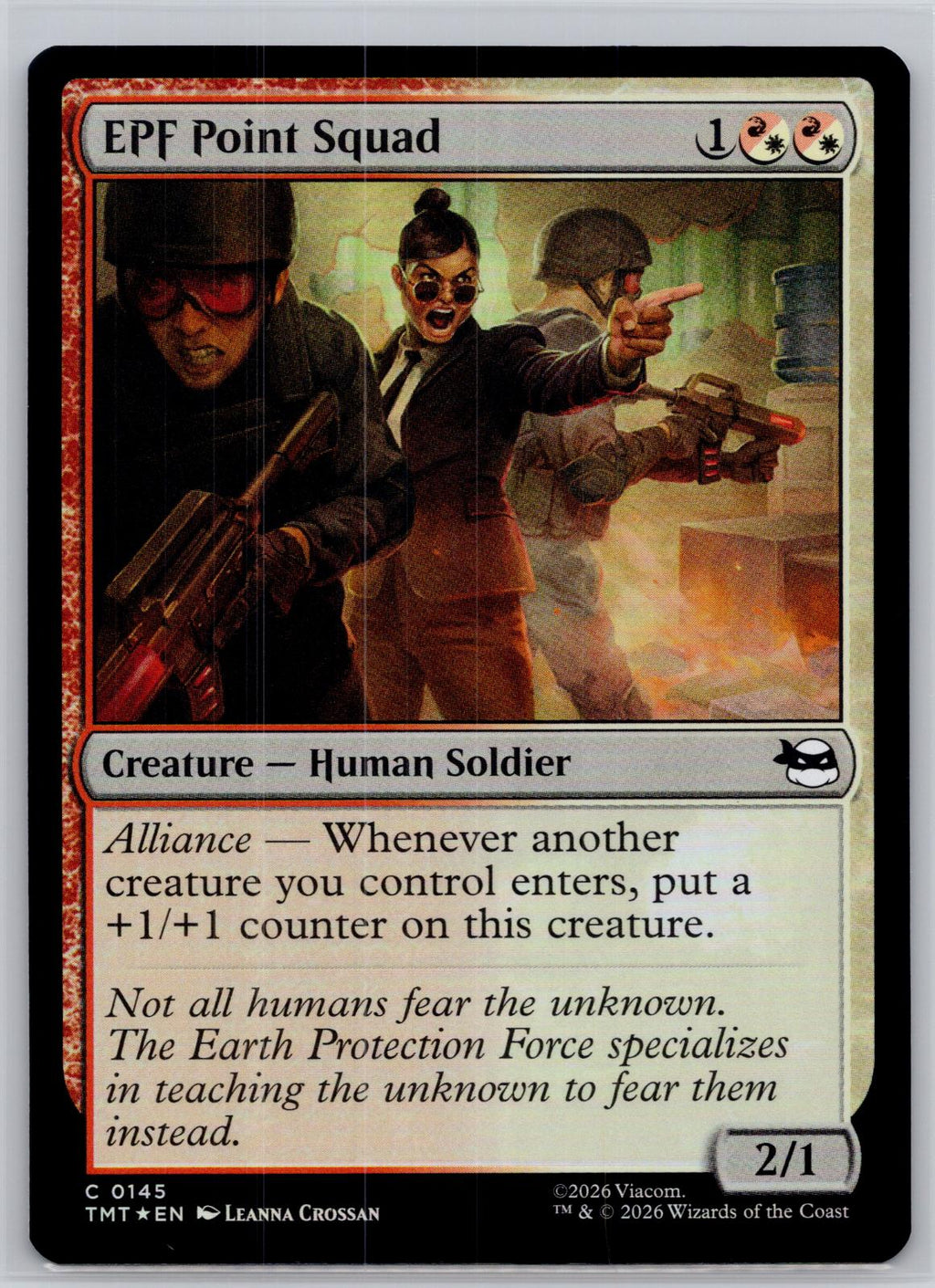 EPF Point Squad Teenage Mutant Ninja Turtles Magic: The Gathering Foil Near Mint