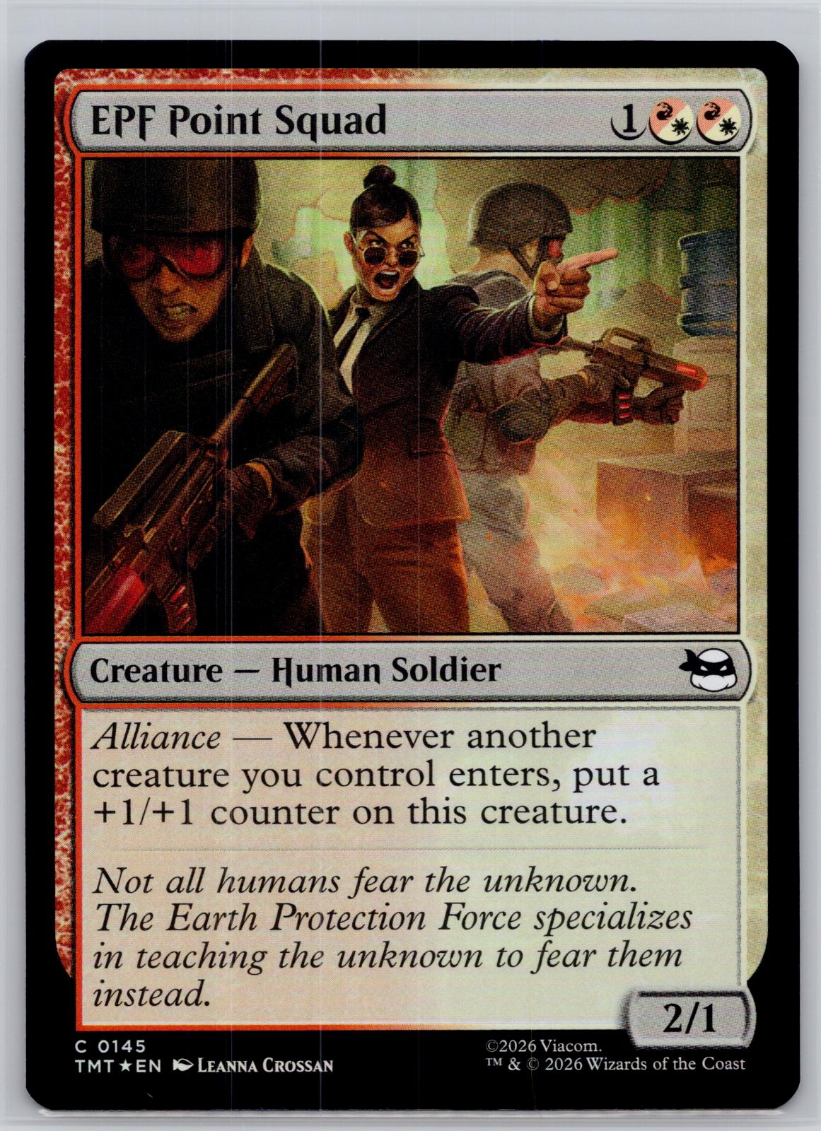 EPF Point Squad Teenage Mutant Ninja Turtles Magic: The Gathering Foil Near Mint