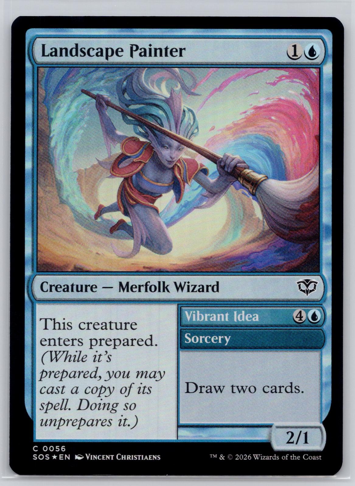 Landscape Painter Secrets of Strixhaven Magic: The Gathering Foil Near Mint