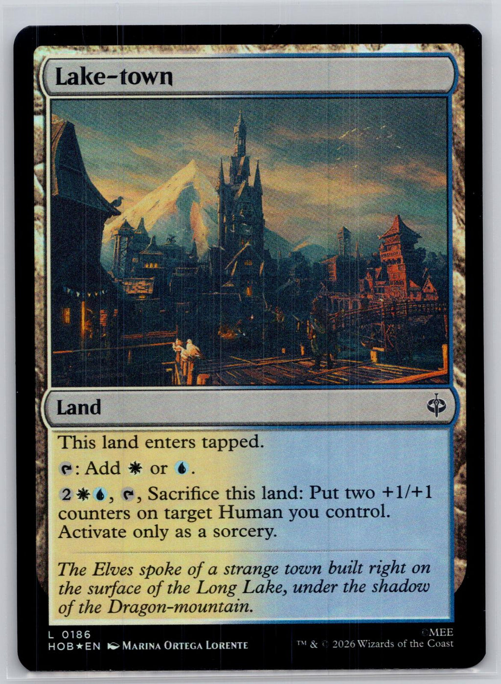 Lake-town The Hobbit Magic: The Gathering Foil Near Mint