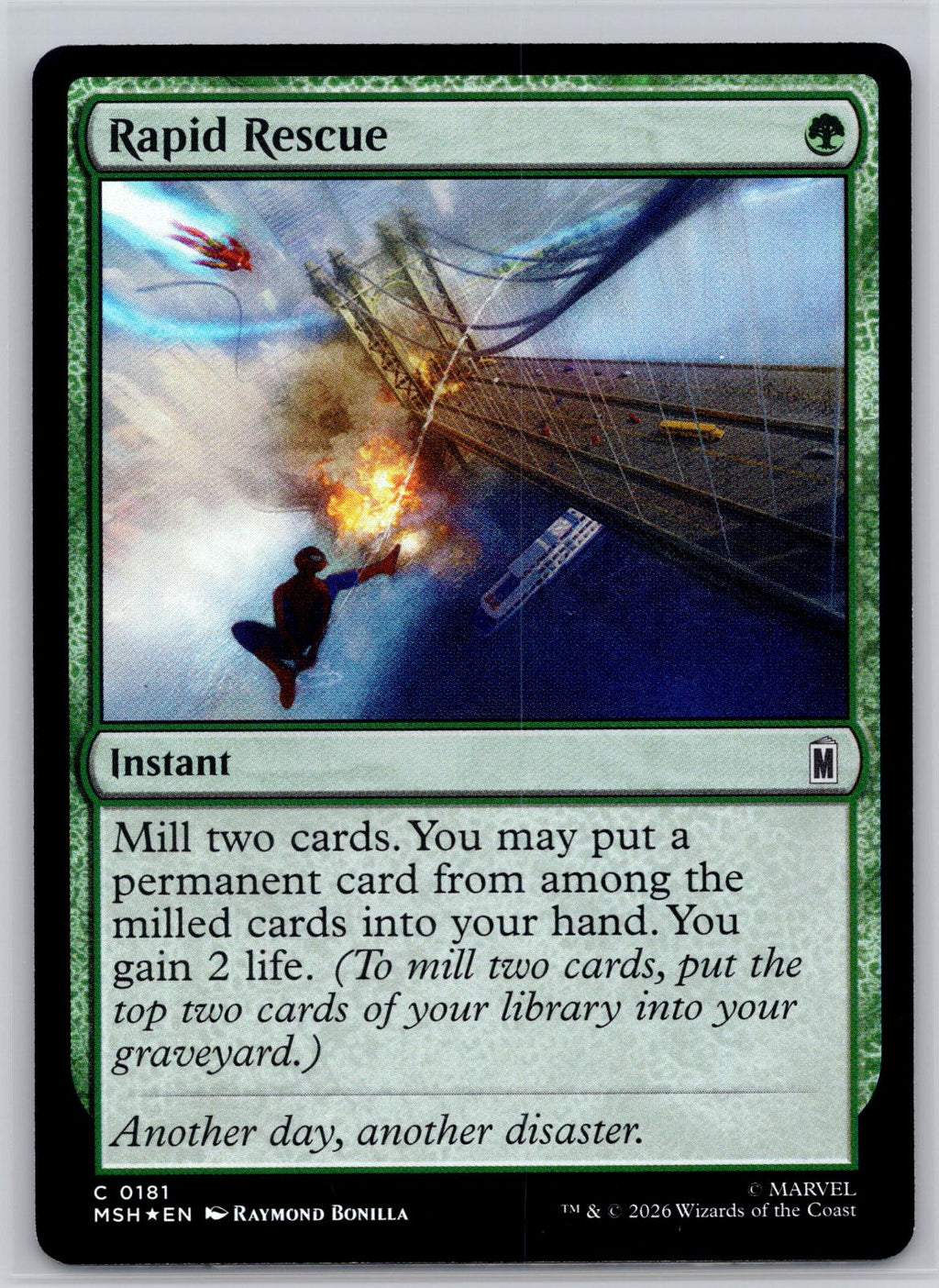 Rapid Rescue Marvel Super Heroes Magic: The Gathering Foil Near Mint