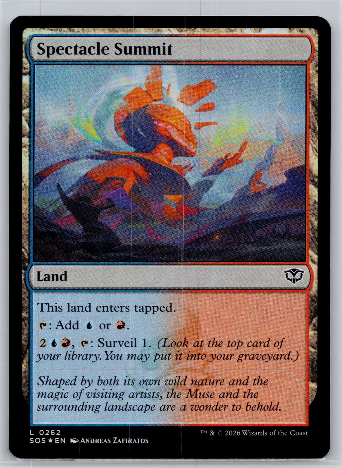 Spectacle Summit Secrets of Strixhaven Magic: The Gathering Foil Near Mint