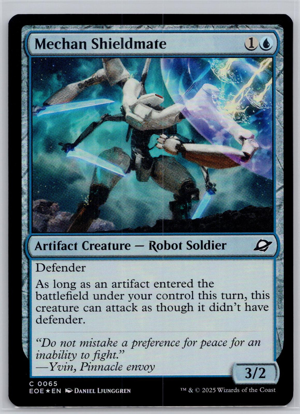 Mechan Shieldmate Edge of Eternities Magic: The Gathering Foil Near Mint