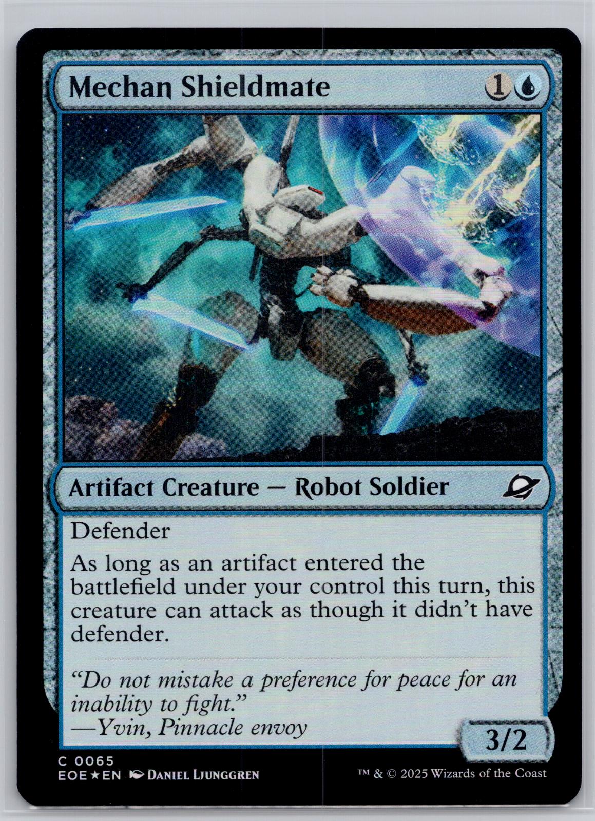 Mechan Shieldmate Edge of Eternities Magic: The Gathering Foil Near Mint