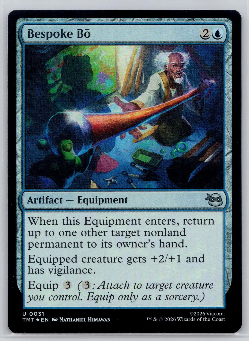 Bespoke Bo Teenage Mutant Ninja Turtles Magic: The Gathering Foil Near Mint