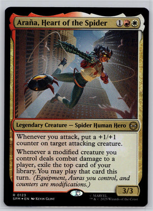Arana, Heart of the Spider Marvel's Spider-Man Magic: The Gathering Foil NM