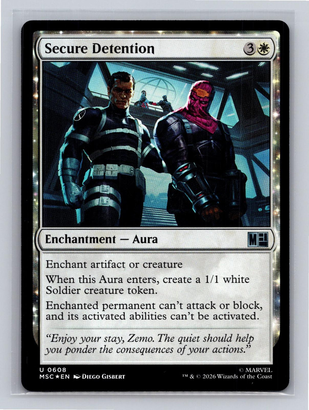 Secure Detention Commander: Marvel Super Heroes Mtg Foil NM