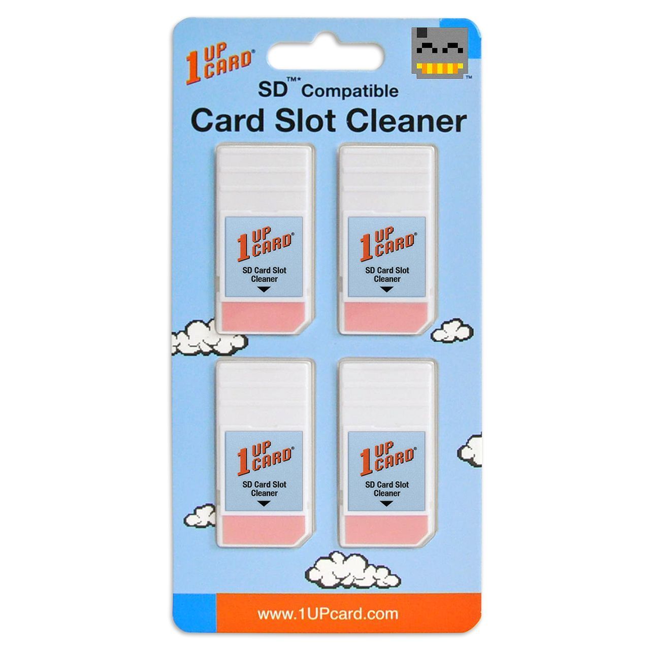 1UPcard™ SD™ Compatible Card Slot Cleaner - 4 pack