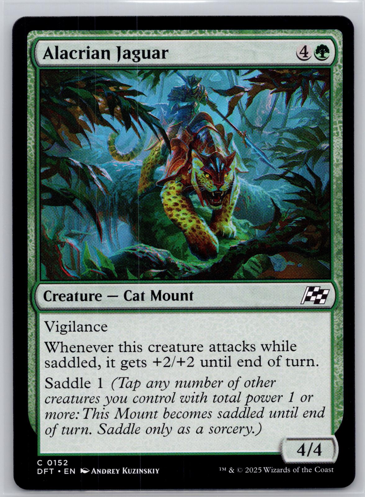 Alacrian Jaguar Aetherdrift Magic: The Gathering Near Mint