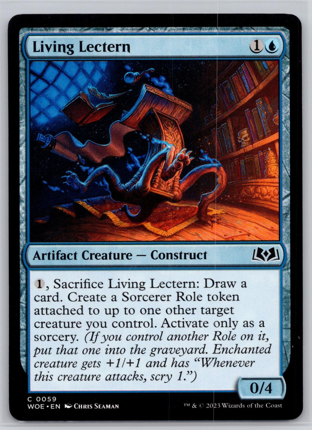 Living Lectern Wilds of Eldraine Magic: The Gathering Near Mint