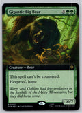 Gigantic Big Bear (Extended Art) The Hobbit Magic: The Gathering Foil Near Mint
