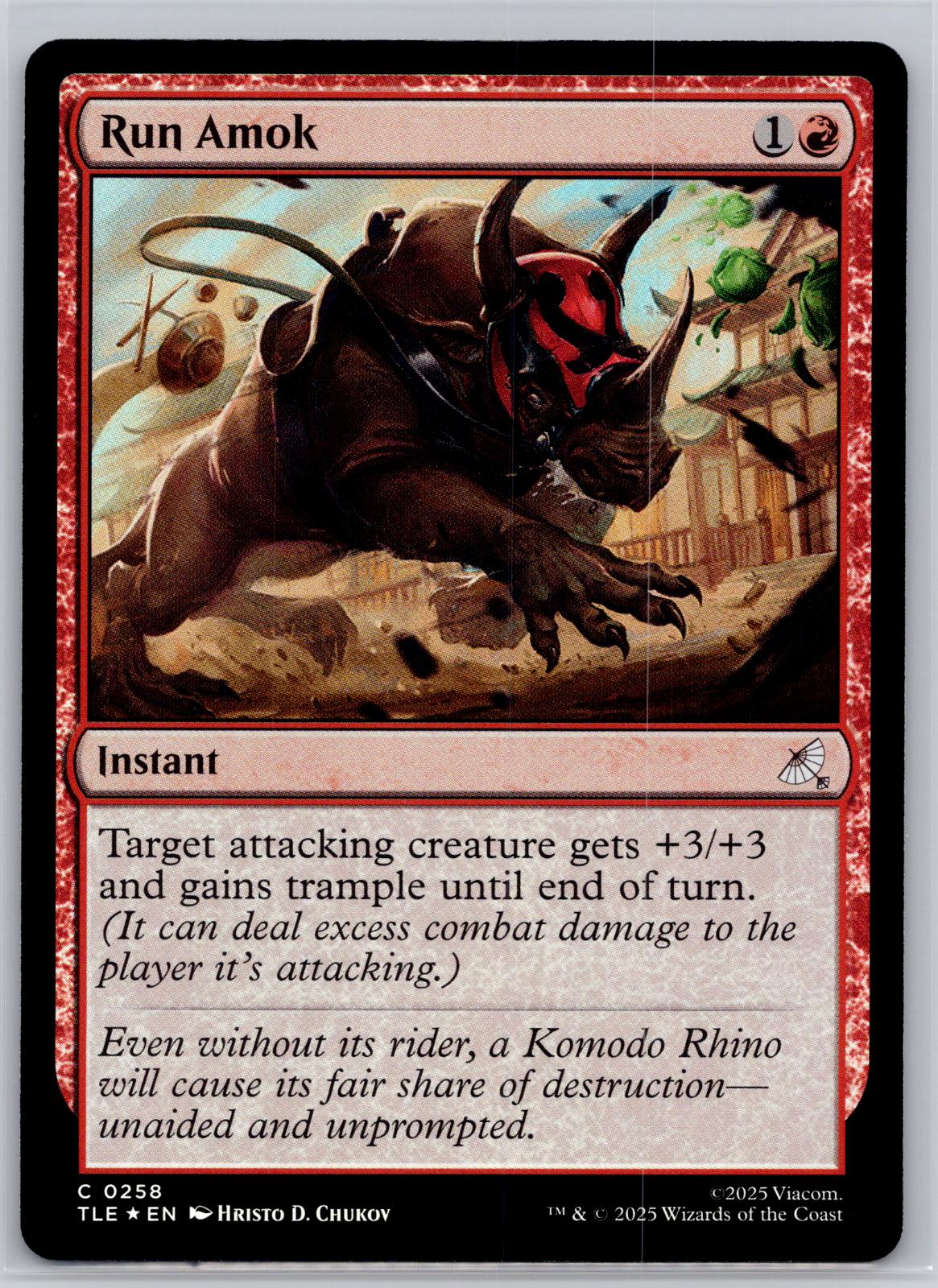 Run Amok Avatar: The Last Airbender: Eternal-Legal Magic: The Gathering Foil NM
