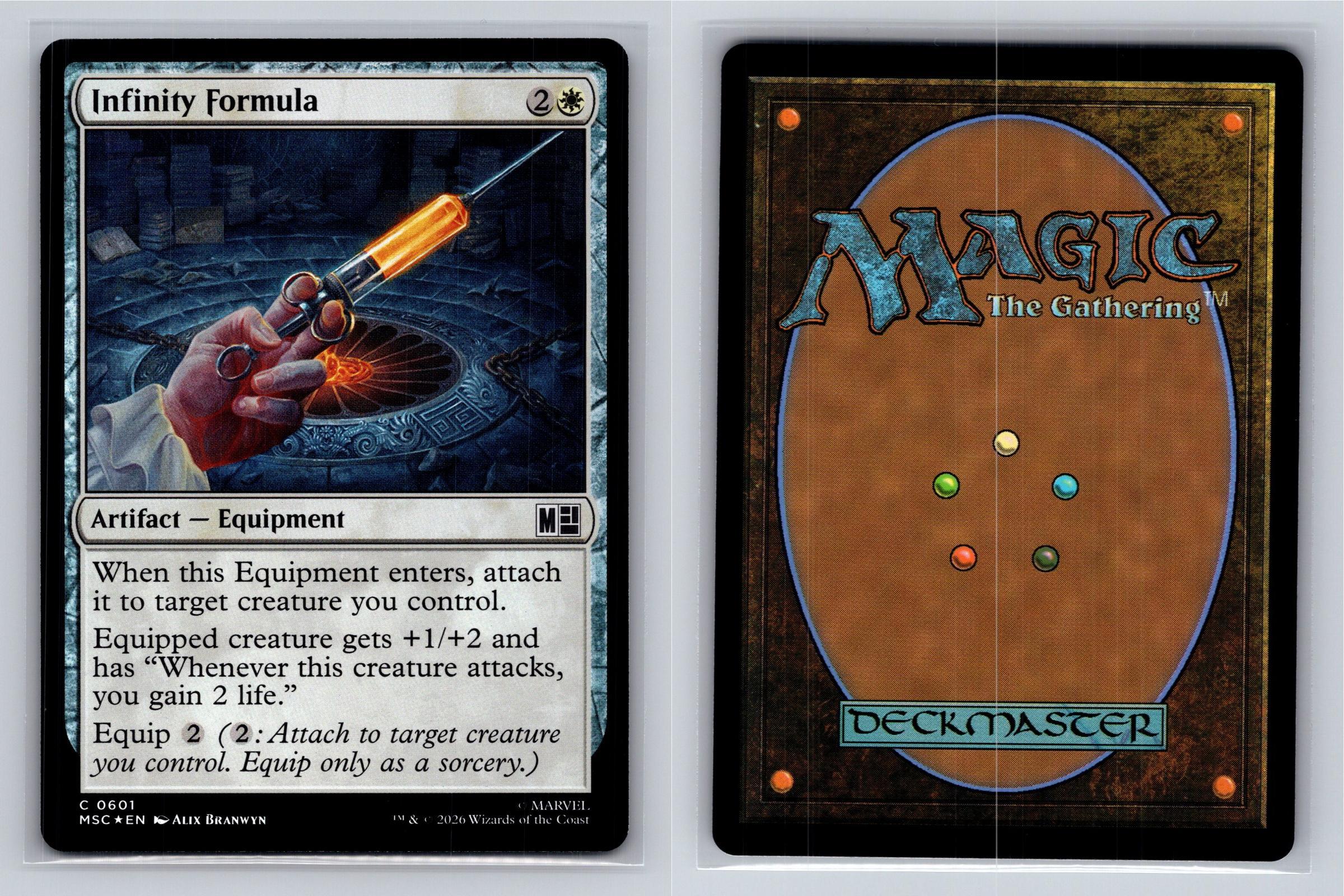 Infinity Formula Commander: Marvel Super Heroes Magic: The Gathering Foil NM