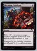 Maximum Overdrive Aetherdrift Magic: The Gathering Near Mint