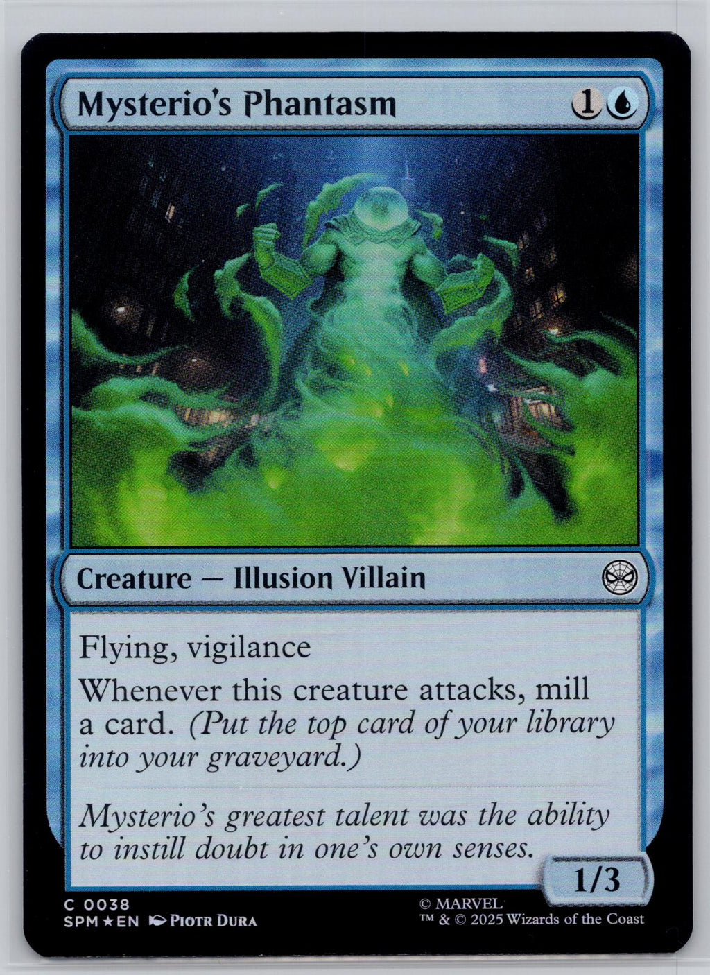Mysterio's Phantasm Marvel's Spider-Man Magic: The Gathering Foil Near Mint