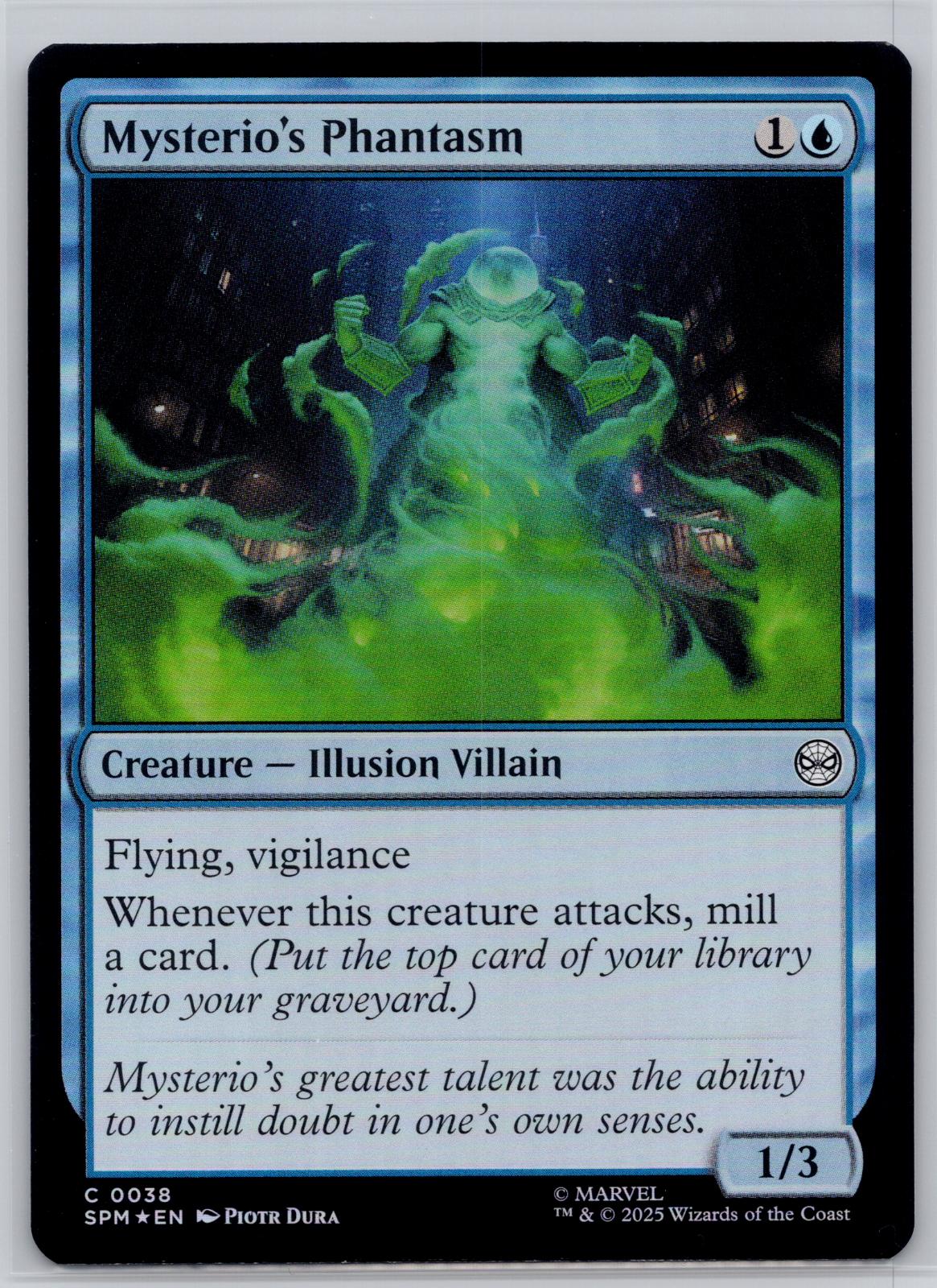 Mysterio's Phantasm Marvel's Spider-Man Magic: The Gathering Foil Near Mint