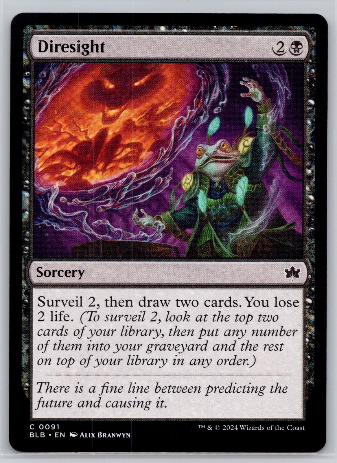 Diresight Bloomburrow Magic: The Gathering Near Mint