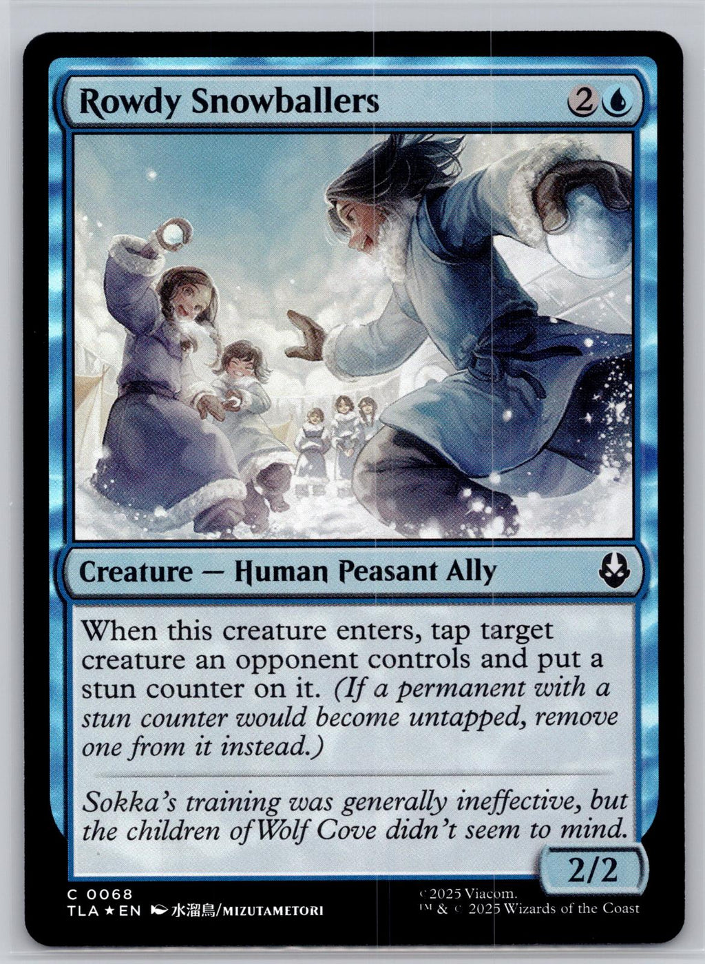 Rowdy Snowballers Avatar: The Last Airbender Magic: The Gathering Foil Near Mint