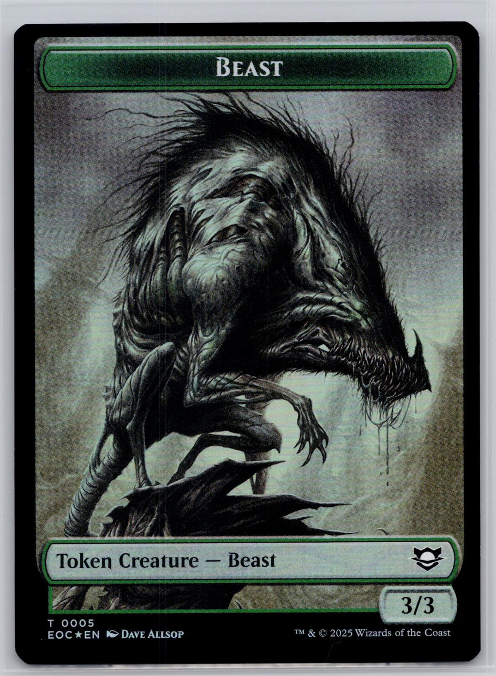 Insect // Beast Double-Sided Token Commander: Edge of Eternities M:TG Foil NM