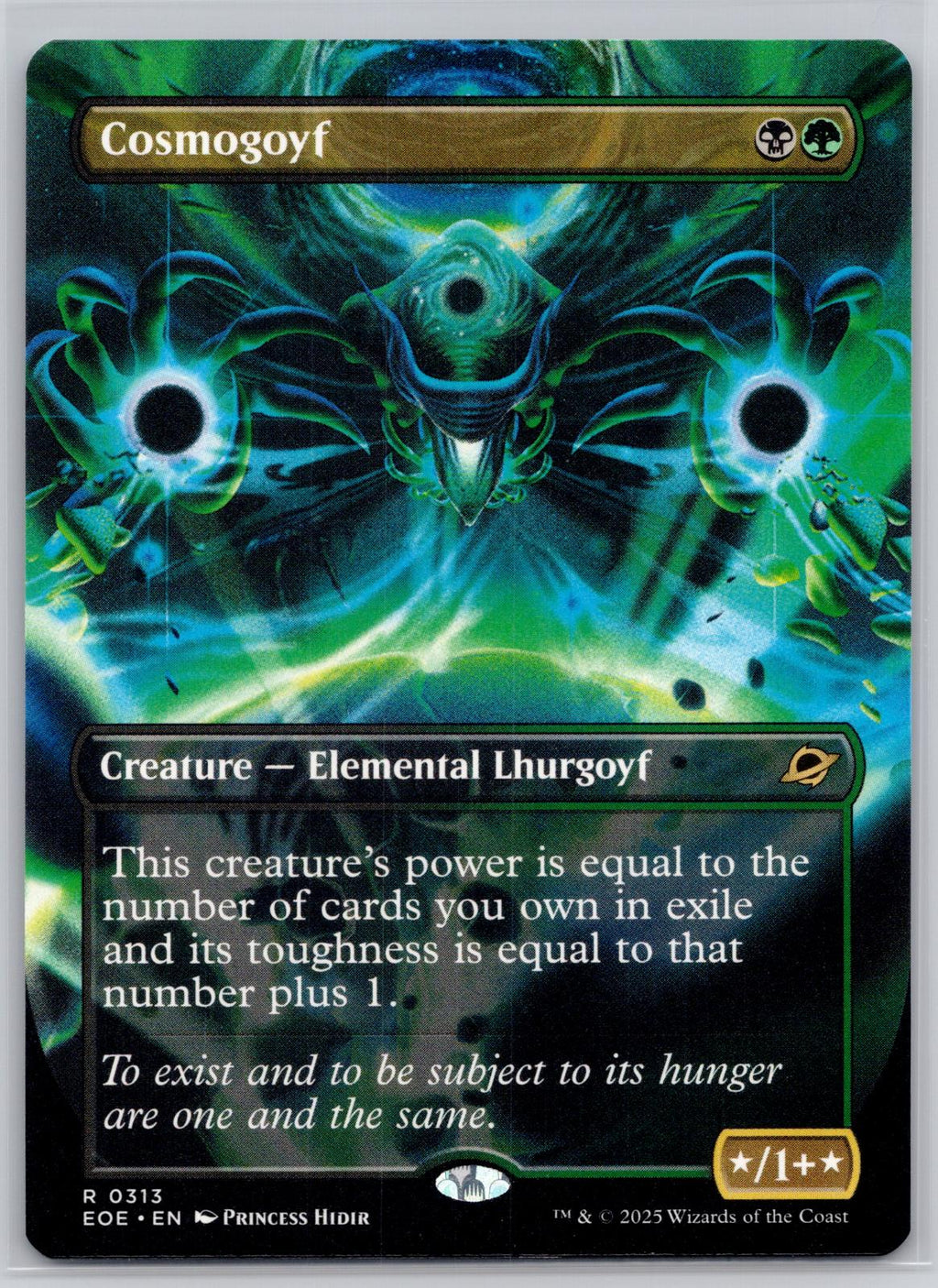 Cosmogoyf (Borderless) Edge of Eternities Magic: The Gathering Near Mint