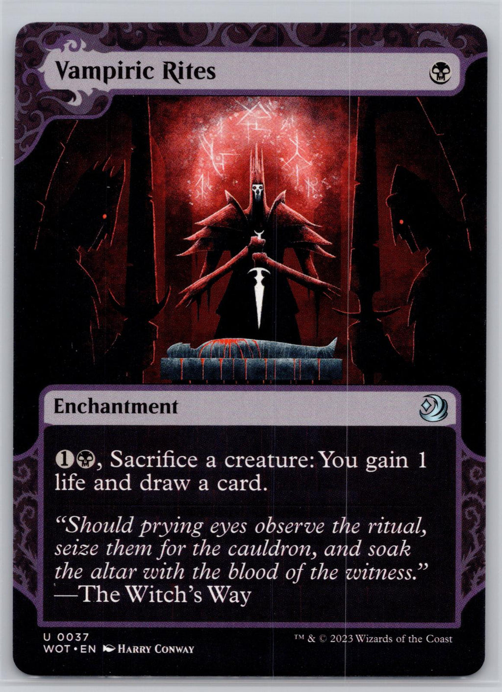 Vampiric Rites Wilds of Eldraine: Enchanting Tales Magic: The Gathering NM