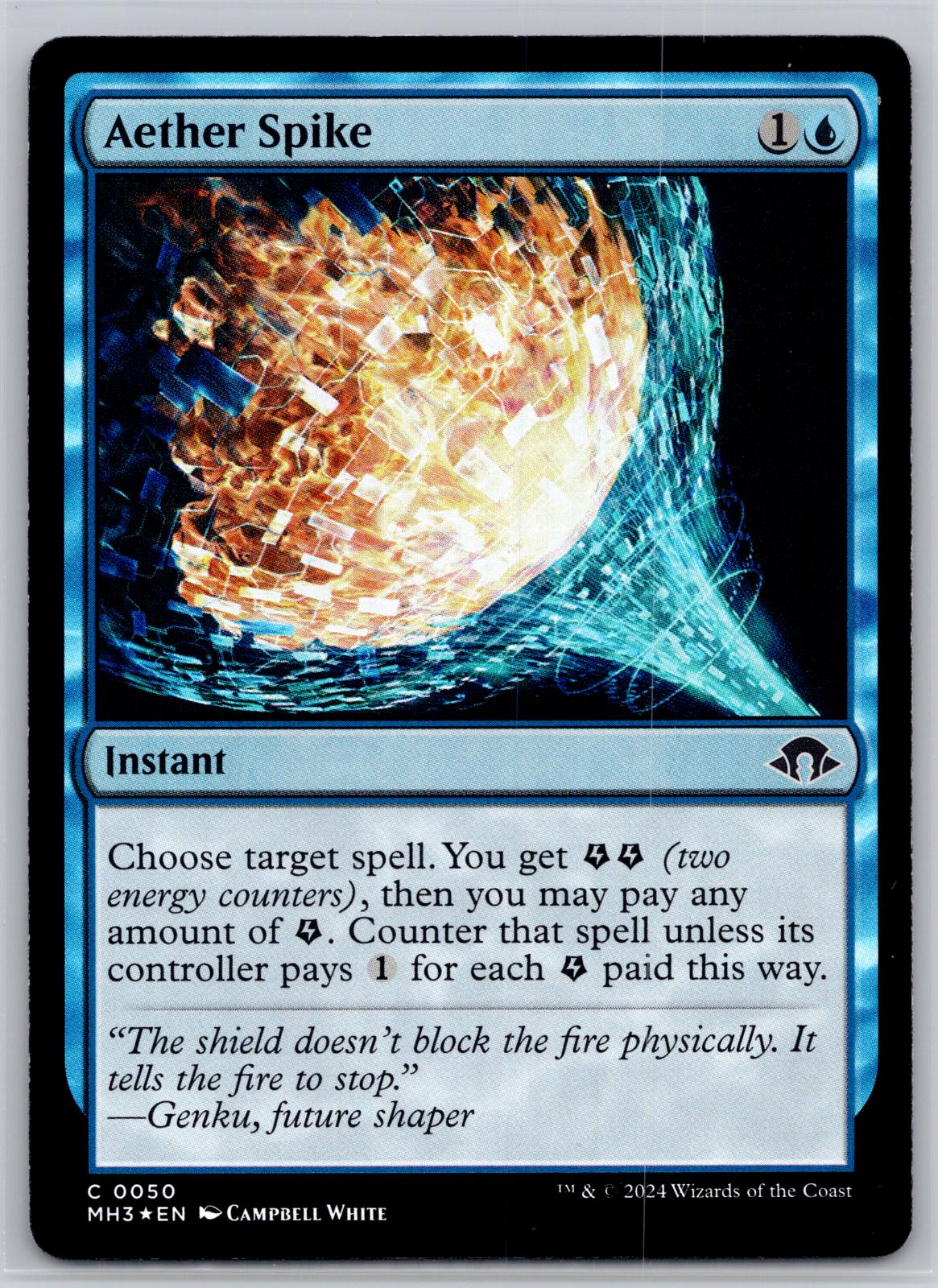 Aether Spike Modern Horizons 3 Magic: The Gathering Foil Near Mint