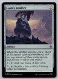Giant's Boulder The Hobbit Magic: The Gathering Foil Near Mint