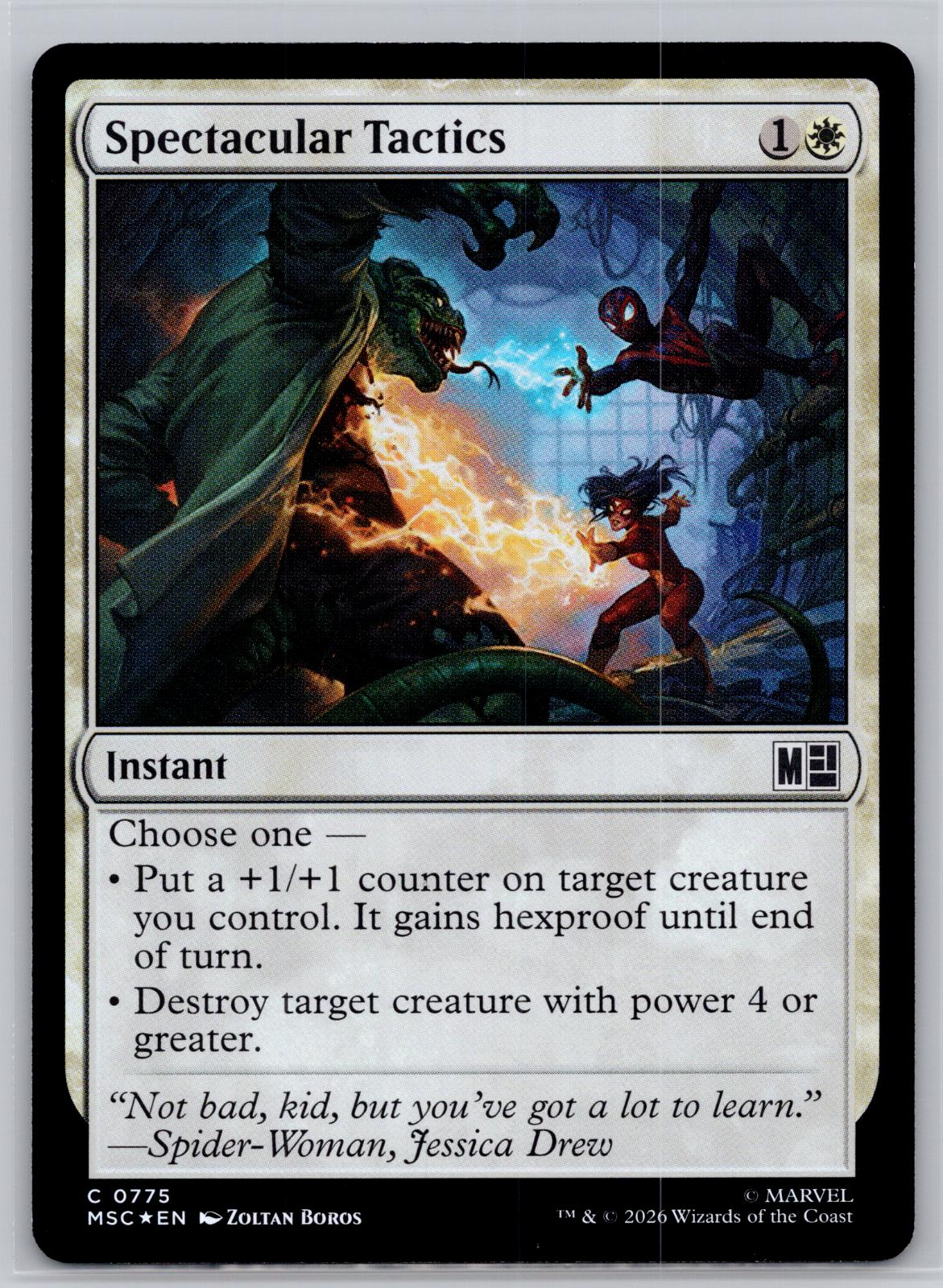 Spectacular Tactics Commander: Marvel Super Heroes Magic: The Gathering Foil NM