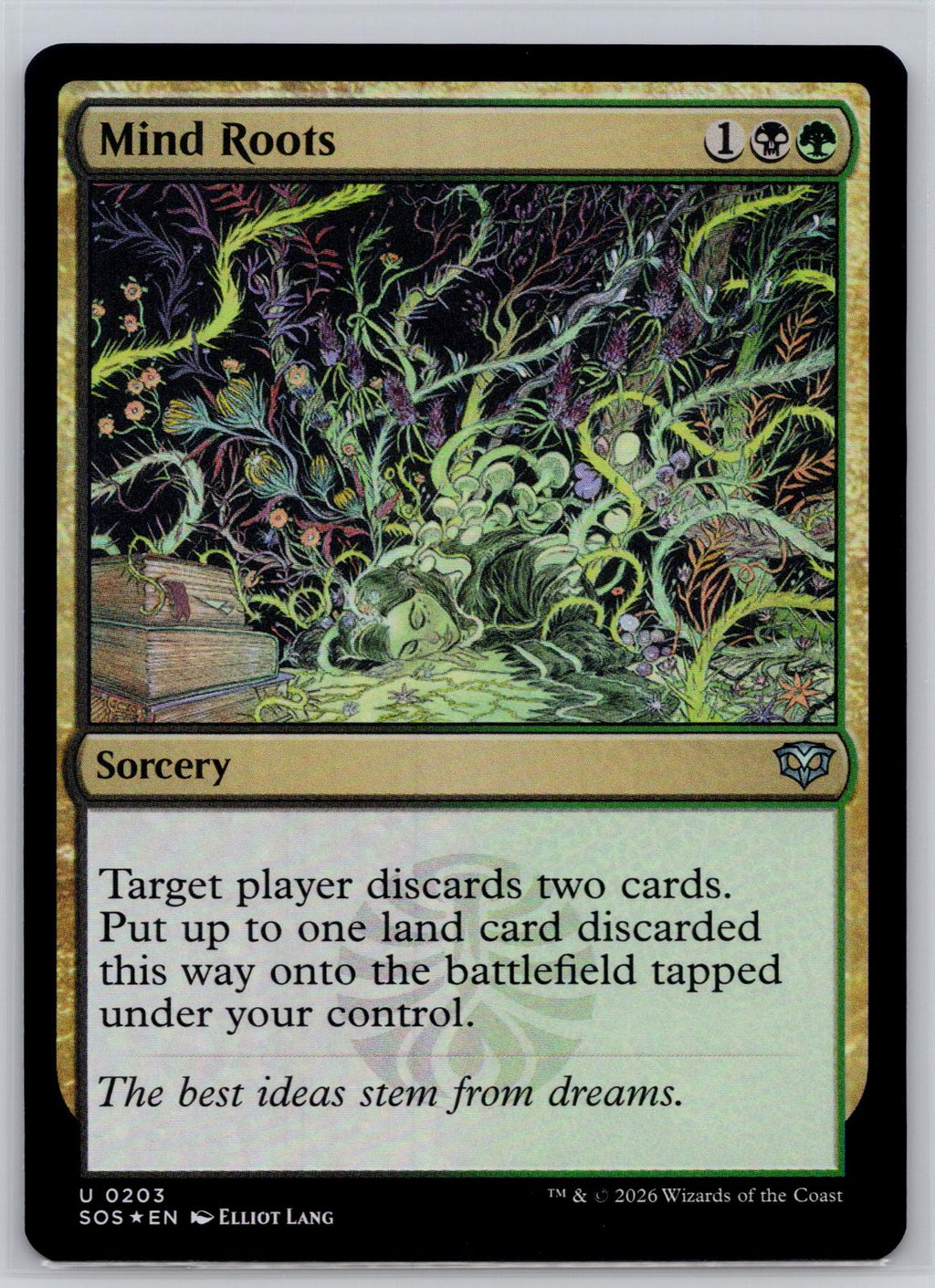 Mind Roots Secrets of Strixhaven Magic: The Gathering Foil Near Mint