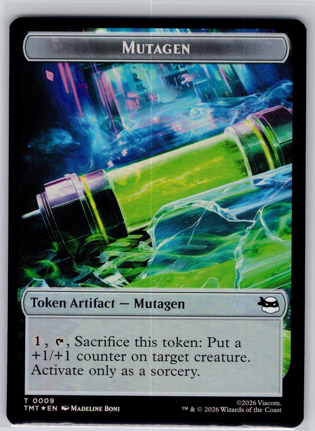 Mutant // Mutagen Double-Sided Token Teenage Mutant Ninja Turtles M:TG Foil NM