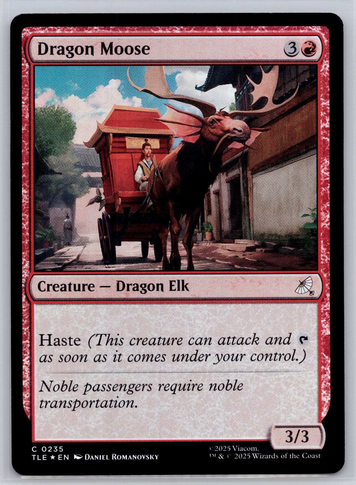 Dragon Moose (0235) Avatar: The Last Airbender: Eternal-Legal M:TG Foil NM