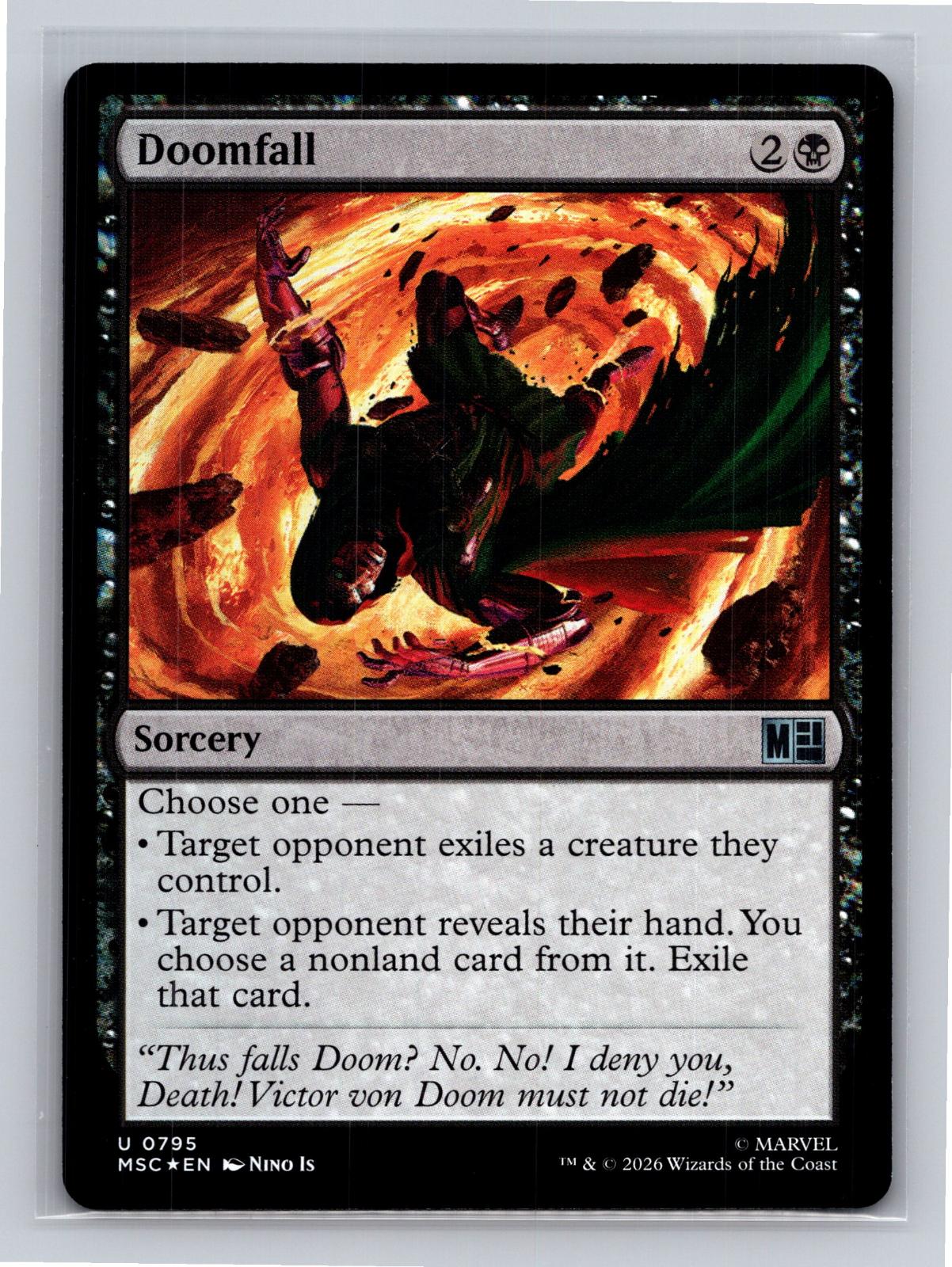 Doomfall Commander: Marvel Super Heroes Magic: The Gathering Foil Near Mint