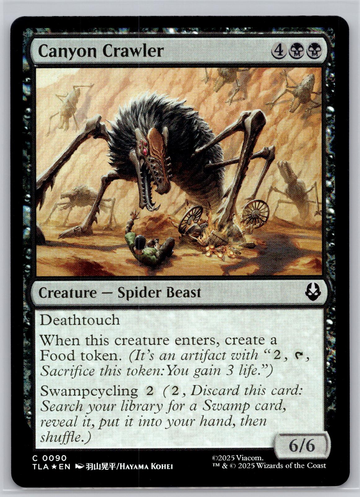 Canyon Crawler Avatar: The Last Airbender Magic: The Gathering Foil Near Mint