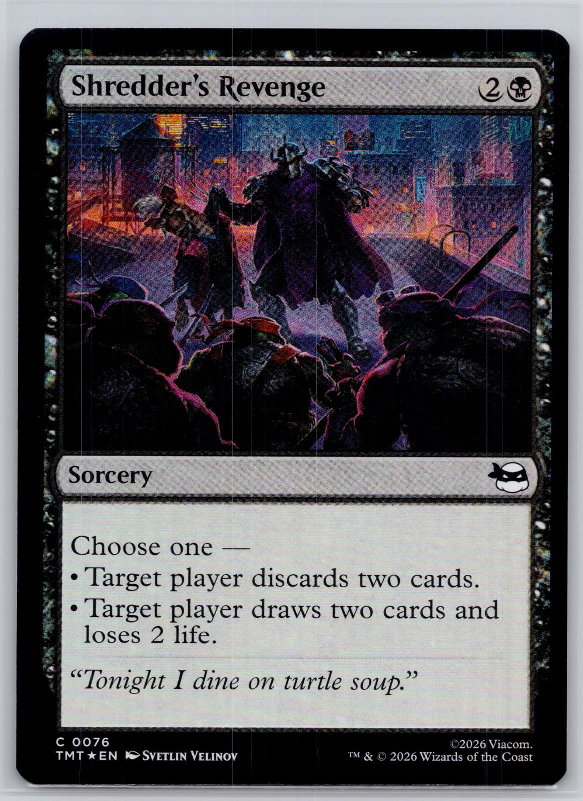Shredder's Revenge Teenage Mutant Ninja Turtles Magic: The Gathering Foil NM