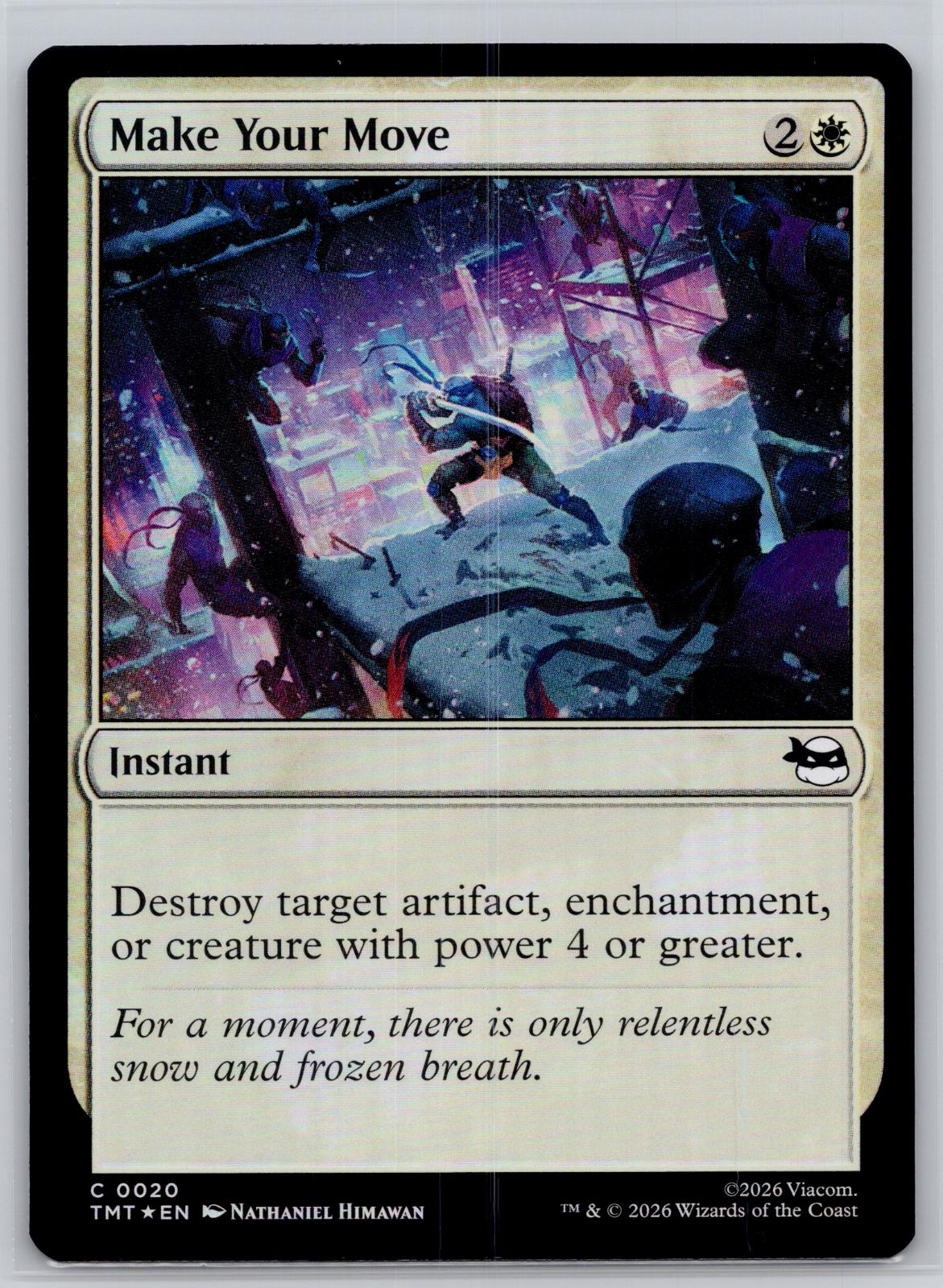 Make Your Move Teenage Mutant Ninja Turtles Magic: The Gathering Foil Near Mint