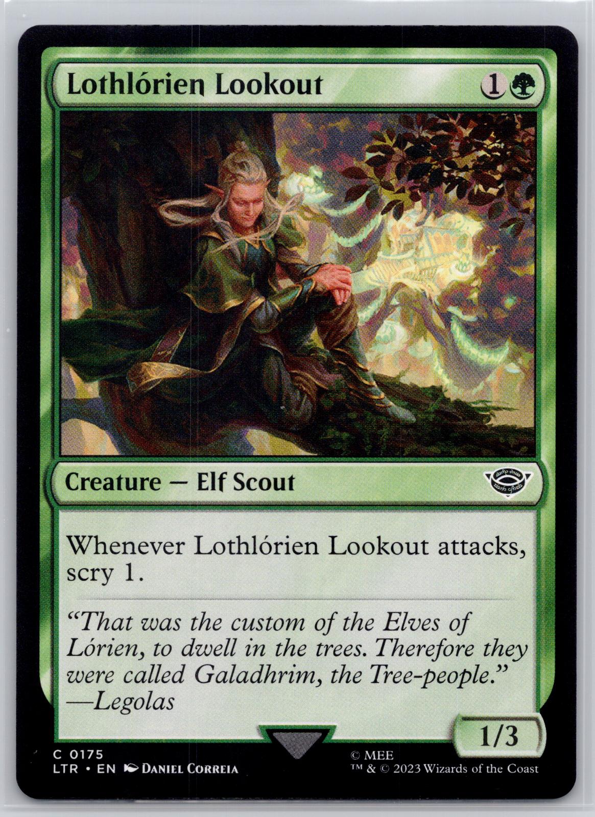 Lothlorien Lookout The Lord of the Rings: Tales of Middle-earth M:TG NM