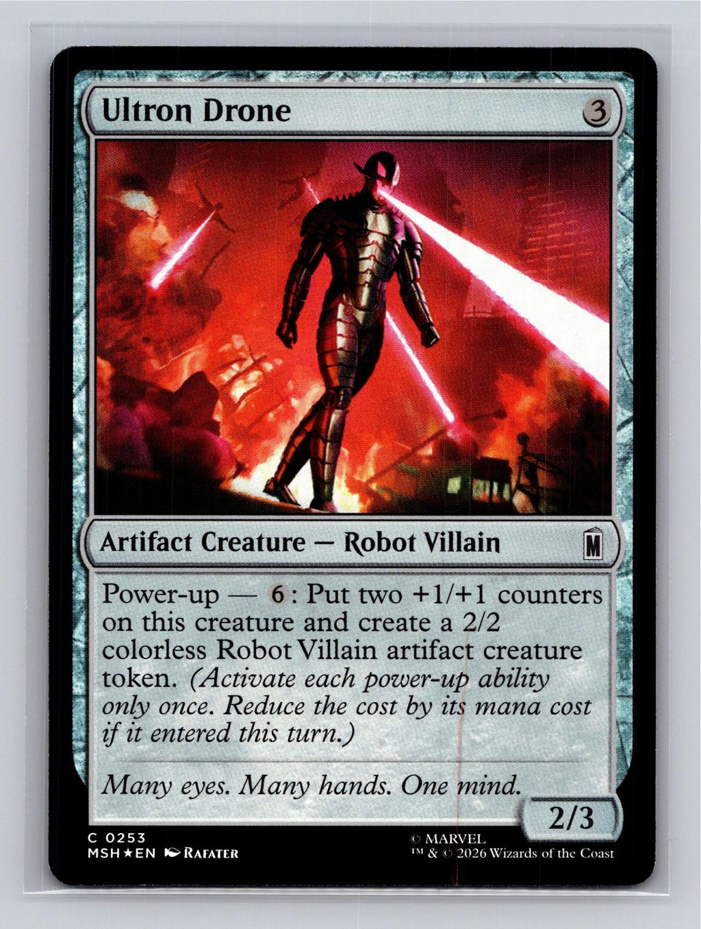 Ultron Drone Marvel Super Heroes Magic: The Gathering Foil Near Mint