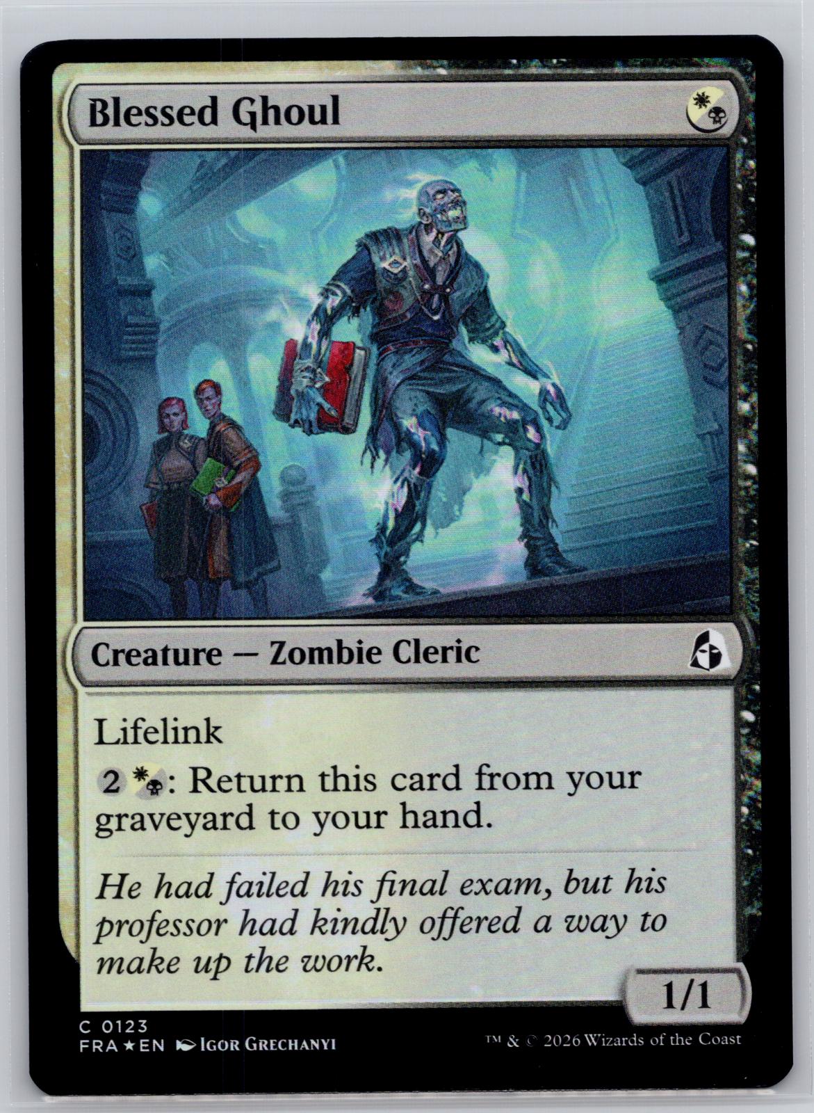 Blessed Ghoul Reality Fracture Magic: The Gathering Foil Near Mint