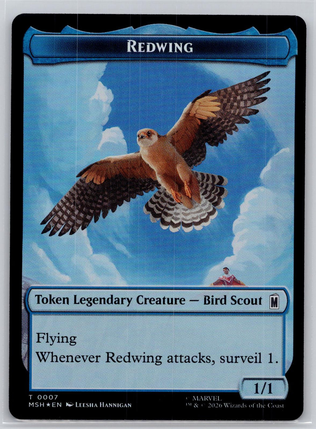 Redwing // Zabu Double-Sided Token Holo Marvel Super Heroes M:TG NM